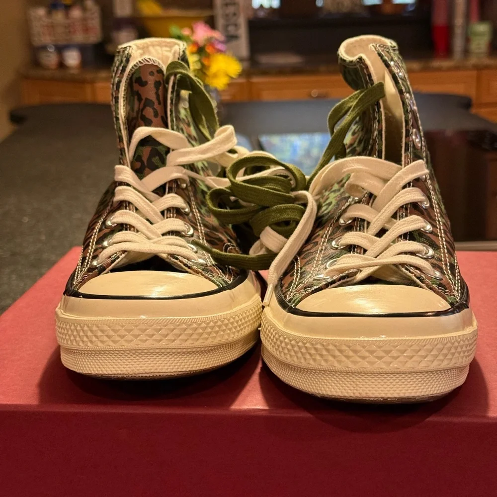 CONVERSE x CONCEPTS unisex CT 1970 HI ZAIRE LEOPARD CAMO SNEAKERS